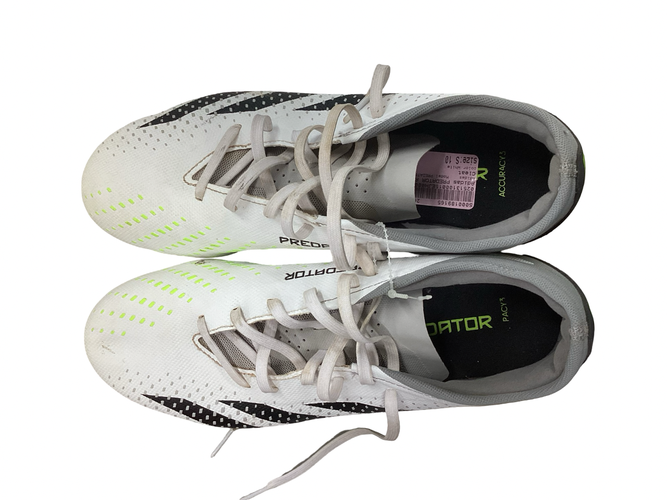 Used Adidas PREDATOR ACCURACY.3 Soccer Cleats White Senior 10 11613-S000189165