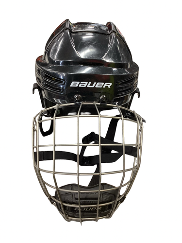 Used Bauer RE-AKT 75 Helmet Cage Combo Black MD 11613-S000189160
