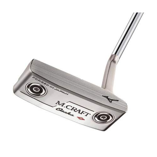 Mizuno M.Craft Osaka S Putter 34" (Nickel, Blade, Slant Neck) 2026