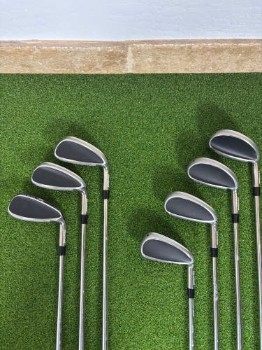 Men's Cleveland Cleveland HALO XL Full-Face Right Handed Iron Set Stiff Flex (Used)