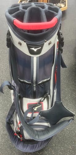 Used Mizuno BR-DX Mens Stand Bag Grey 11497-S000161044