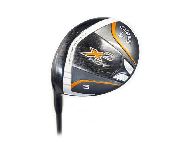 LH Callaway X2 Hot 15* 3 Wood Graphite Aldila Tour ATX 60 Regular Flex