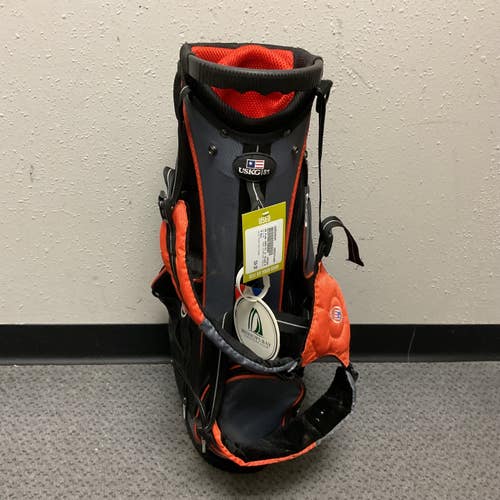 Used US Kids ULTRALIGHT USKG/51 Jr Stand Bag Black And Orange 11855-S000209285
