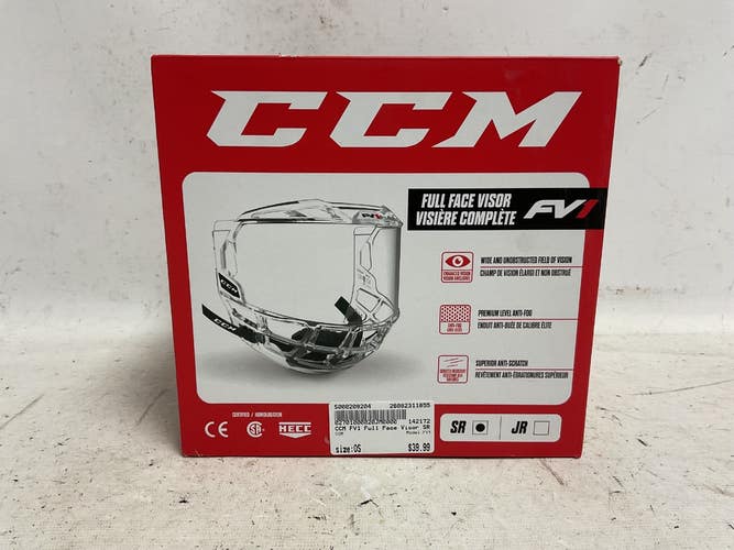 Used CCM FV1 Hockey Full Visor One Size 11855-S000209204
