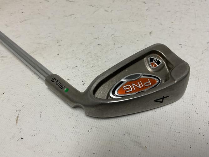 Used Ping I10 GREEN DOT Mens Individual Iron RH 4 Iron 11855-S000209179