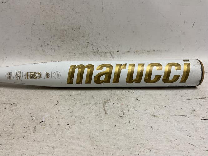 Used Marucci MFPECD10 BB/SB Fastpitch Bat Gold And White 32" 11855-S000209127
