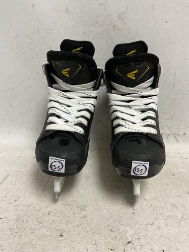 Used Easton BLADZ Youth Hockey Skate Black And Yellow Youth 13.5 11855-S000209119