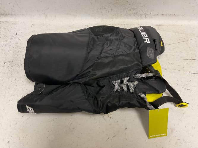 Used Bauer SUPREME MACH Youth Pant Black And Yellow LG 11855-S000209091