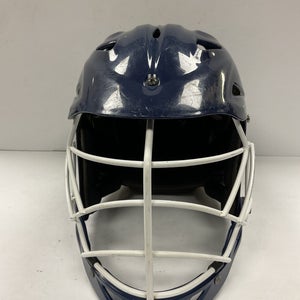Used Warrior EXO Lacrosse Helmet Navy Blue S/M 11855-S000209085