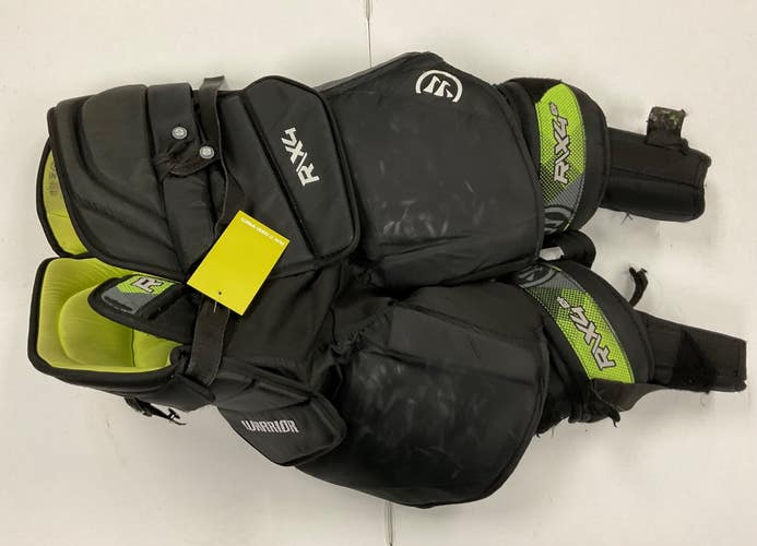 Used Warrior RITUAL RX4E+ Inter Goalie Pant Black And Neon Green S/M 11855-S000209083