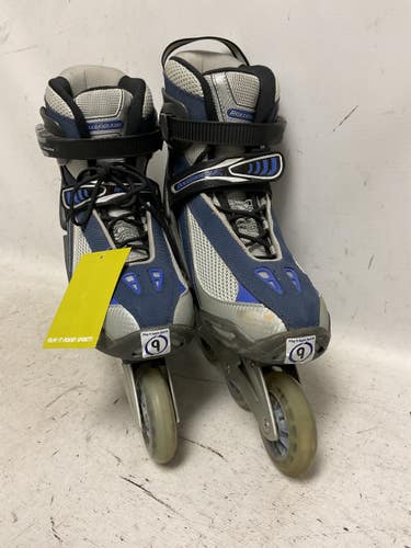 Used Rollerblade ASTRO 5 Senior Roller Quad Skates Grey Senior 9 11855-S000209005