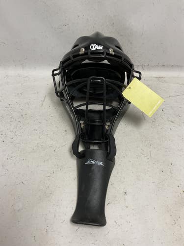 Used TAG BATTLE GEAR TCH100 Catchers Helmet w/Mask Black L/XL 11855-S000209001
