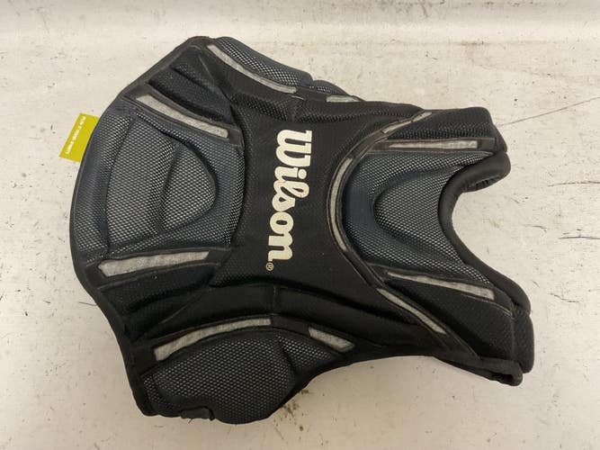 Used Wilson YOUTH CATCHERS CHEST PROTECTOR Catchers Chest Protector Black Youth 11855-S000208931