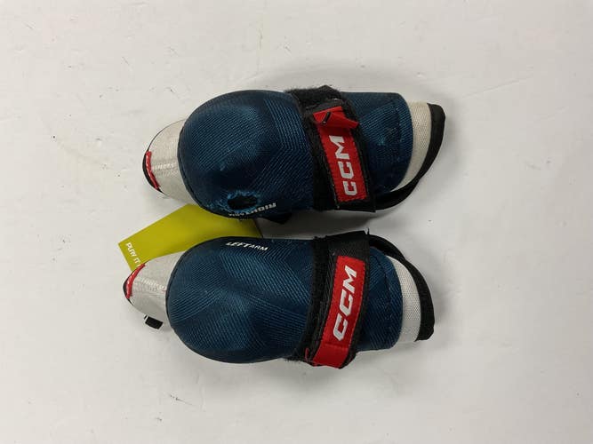 Used CCM NEXT Youth Elbow Pads White/Red/Navy LG 11855-S000208839