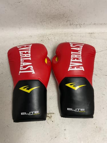 Used Everlast ELITE Boxing Gloves Red XL 11855-S000208821