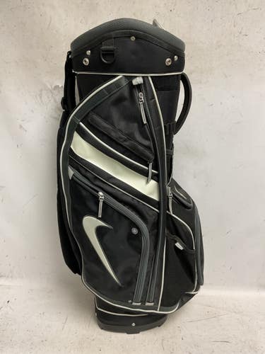 Used Nike CART BAG Mens Cart Bag Black And White 11855-S000208725