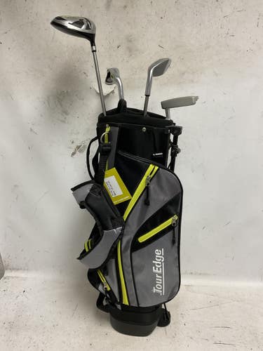 Used Tour Edge HL-J AGES 7-10 Jr Package Set RH Black And Neon Green 5 Piece 11855-S000208697