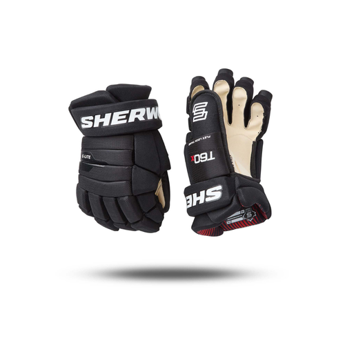 New T60X Hockey Gloves Sr Black 15" 11855-SHR10122524-15