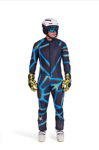 Black XL Men's Spyder GS Race Suit  (Used)
