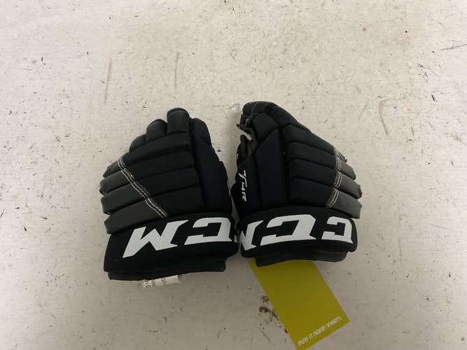 Used CCM T4R Youth Gloves Black 9" 11855-S000208566