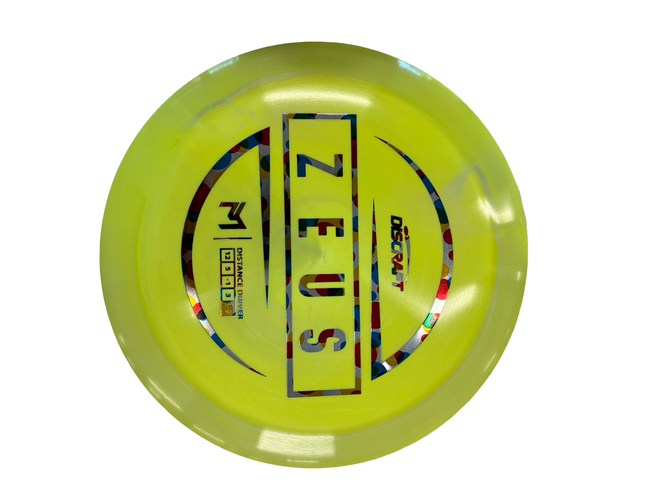 Used Discraft ZEUS Disc Golf Driver Yellow 11682-S000138591