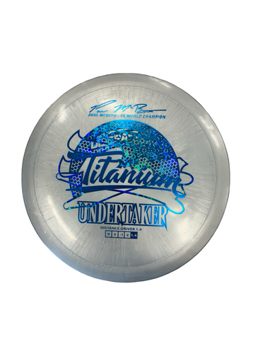 Used Discraft UNDERTAKER Disc Golf Driver Grey 11682-S000138545
