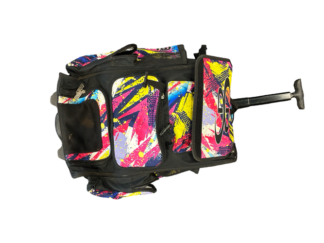Used BoomBah WHEELED BAG BB/SB Player Wheeled Bag White 11682-S000138527