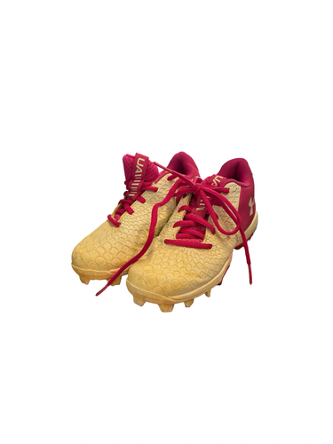 Used Under Armour CLEATS BB/SB Cleats Pink Youth 13.0 11682-S000138516