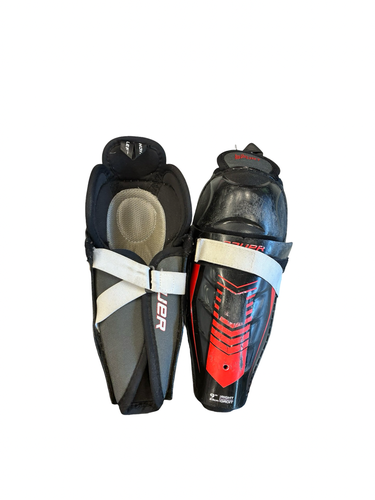 Used Bauer LIL SPORT SHIN GUARDS Junior Shin Guards Black 9" 11682-S000138508