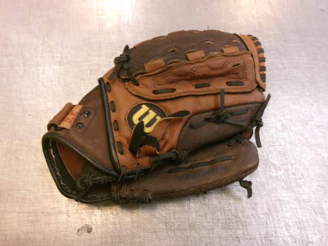 Used Wilson A440 RH Throw Fastpitch Gloves Brown 12" 11339-S000206448