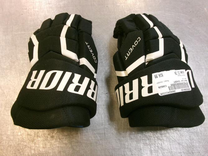 Used Warrior COVERT Junior Gloves Black 11" 11339-S000206439