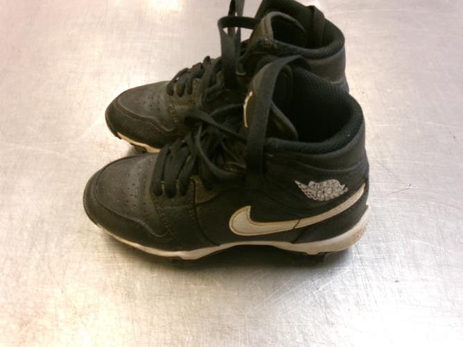 Used Nike AIR JORDAN BB/SB Cleats Black Youth 12.0 11339-S000206407