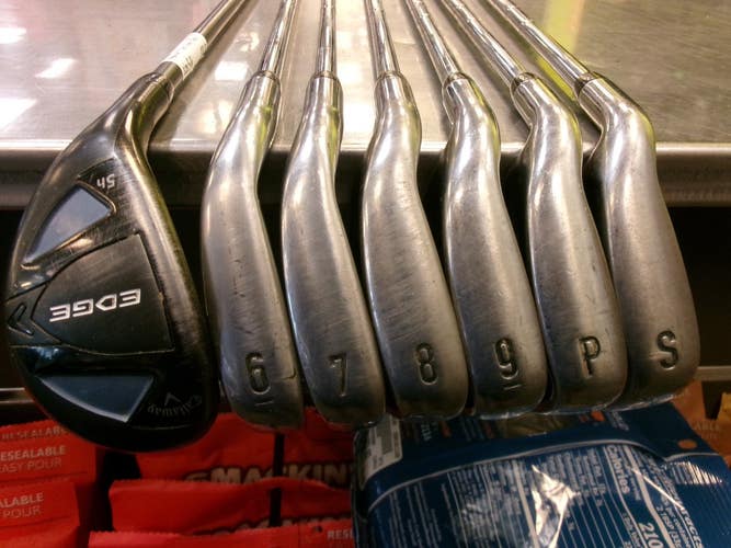 Used Callaway EDGE Mens Iron Set LH 5I-SW 11339-S000206394