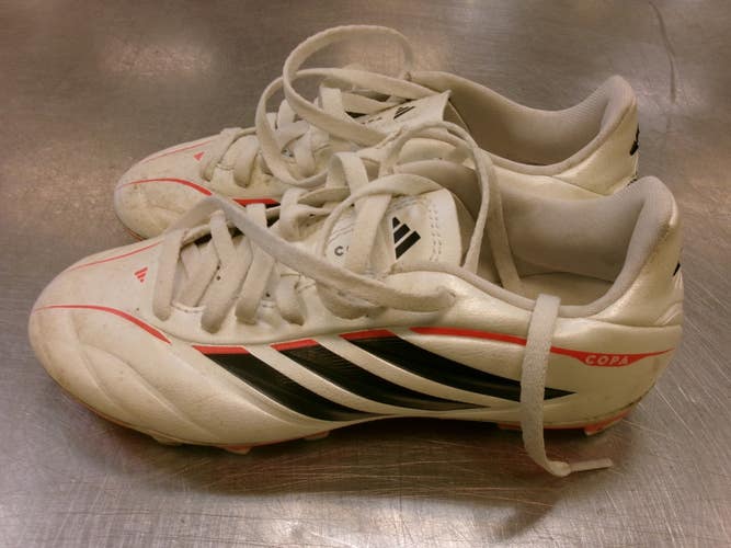 Used Adidas Soccer Cleats White Junior 02 11339-S000206383