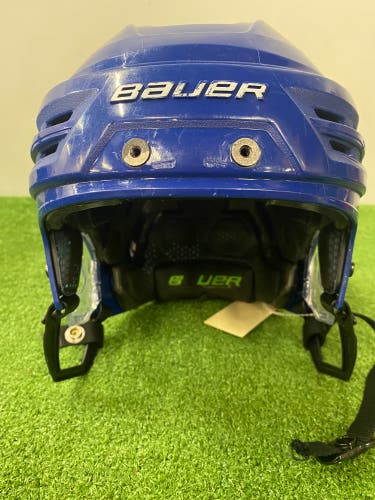 Blue Medium Bauer Re-Akt 85 Helmet (Used)