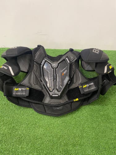 Large Intermediate Bauer Supreme M5 Pro Shoulder Pads (Used)