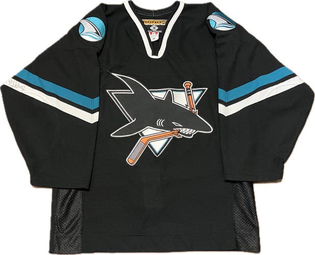 San Jose Sharks Black KOHO Authentic NHL Hockey Jersey Size 46