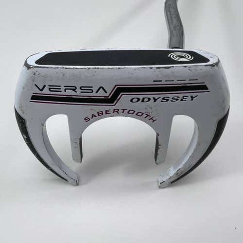 Odyssey Versa 90 Sabertooth White Putter 34.5" Mens RH
