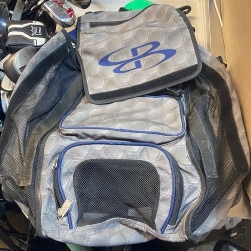 Used BoomBah GREY AND BLUE BB/SB Player Carry Bag Navy Blue 11706-S000386352