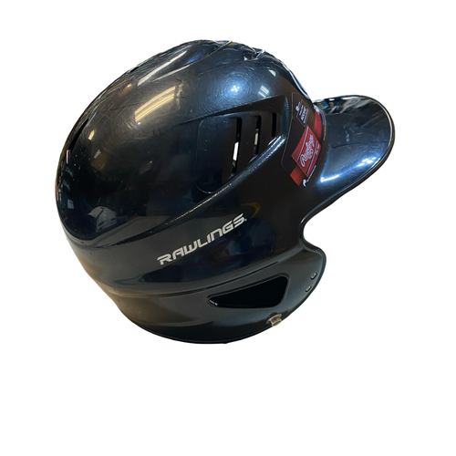 Used Rawlings VAPOR Batting Helmet No Mask Black MD 11706-S000386121