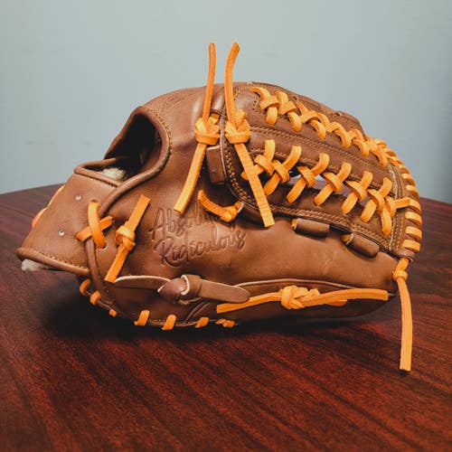 Aria Absolutely Ridiculous Baseball Bible Theme Glove 12" Modified Trapeze Web