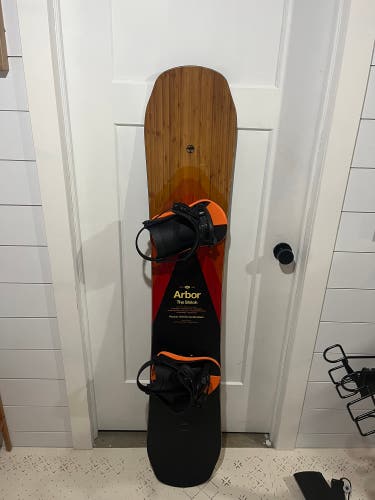 Men's Arbor Shiloh Rocker 157W + Union Ultra (Large)-Complete Setup