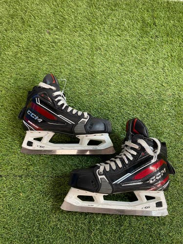 Senior CCM Extreme Flex 6 Hockey Goalie Skates 8 (Used)