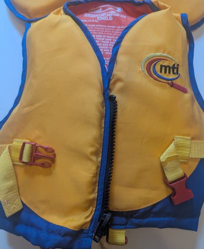 MTI Child (30-50lb) Coast Guard Class III PFD Life Jacket