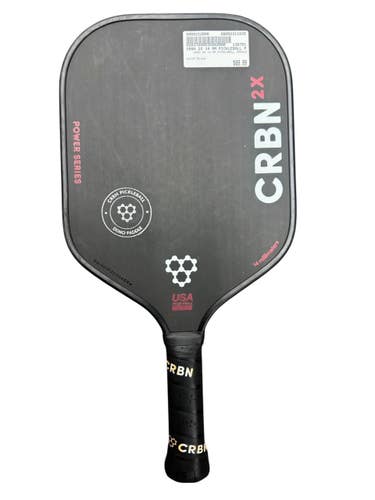 Used CRBN 2X 14 MM PICKLEBALL PADDLE Pickleball Racquet Black 11835-S000212086