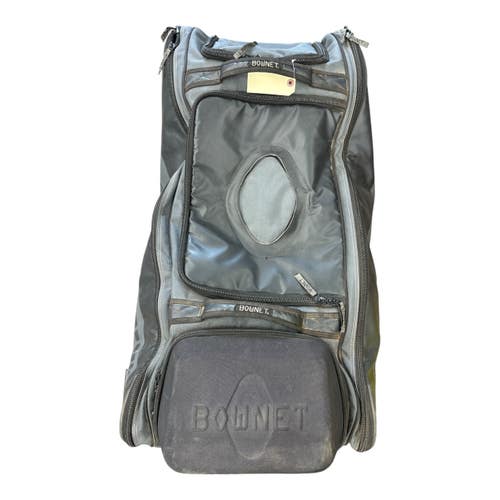 Used Bownet COMMANDER WHL BAG BB/SB Player Wheeled Bag Black 11835-S000212128
