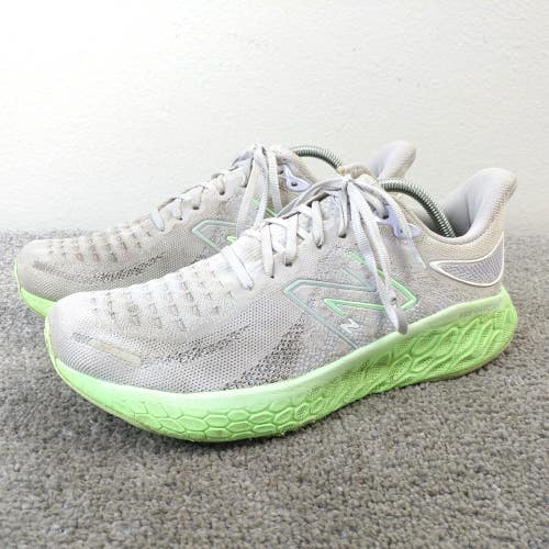 New Balance Fresh Foam x 1080v12 Womens Size 12 Running Shoes Gray Green