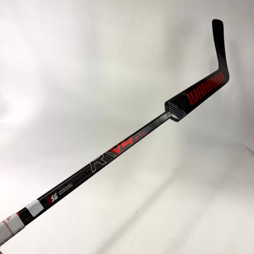 New Regular Black/Red Warrior Ritual V4 Goalie Stick | 26" Paddle Custom Curve | Mrazek | BH109