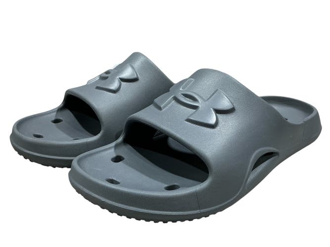 Gray Under Armour Sandals Bakersfield Condors Pro Stock (Used) 5925