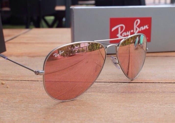 Ray-ban Aviator 58mm Unisex pink